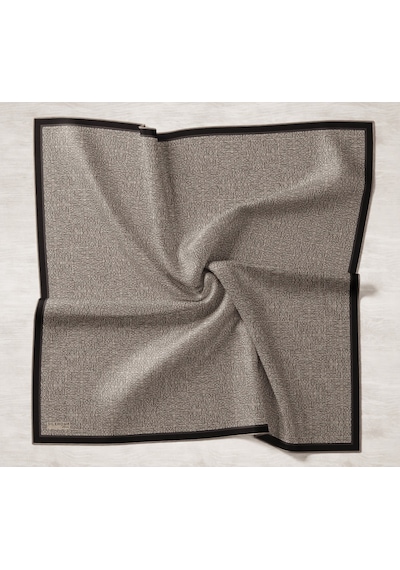 Silk Home Labirent Desen Lyocell Monare Eşarp - 6424 Koyu Lacivert