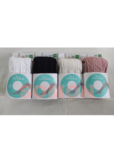 Penti Kız Çocuk Triko Karına Külotlu Çorap Pretty Kilotlu Çorap 4'lü Beyaz-lacivert-vanılya-a.pembe Penti Kız Çocuk Triko Karına Külotlu Çorap Pretty Kilotlu Çorap 4'lü Beyaz-lacivert-vanılya-a.pembe
