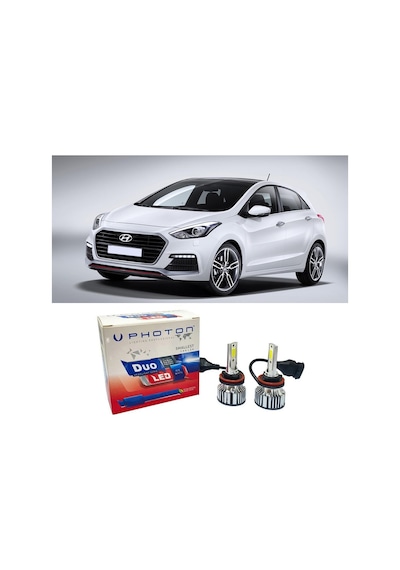 Hyundai İ30 Kısa Far Ampulü H7 Duo Yeni Seri Beyaz 2012-2017