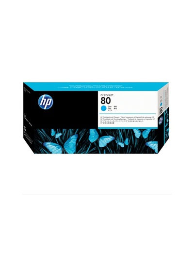Hp 80 C4821A Mavi Baskı Kafası Ve Kafa Temizleyici