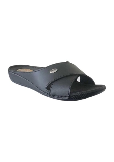 Muya Yara 32251-430 Topuk Jelli Anatomik Taban Kadın Terlik Siyah