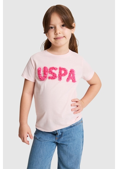 U.S. Polo Assn. Kız Çocuk Açık Pembe Tişört 50325656-vr078 Acık Pembe