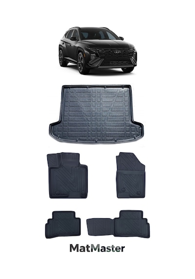 Hyundai Tucson 2025 Model 5d Premium Ekstra Havuzlu Paspas Ve Bagaj Havuzu Set