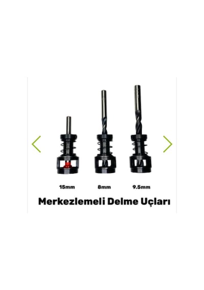 Minifix & Kavela Montaj Şablonu S11 16 Ve 18 Mm Levhalar İçin 1