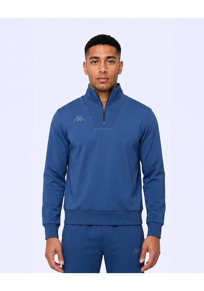 Kappa İther Tur Erkek Mavi Regular Sweatshirt