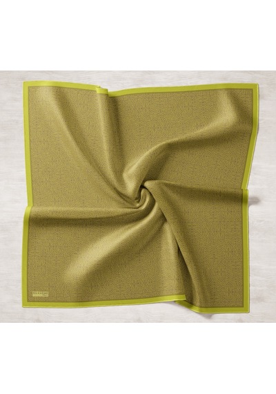 Silk Home Labirent Desen Lyocell Monare Eşarp - 6424 Karamel