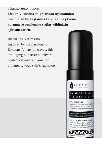 Pigment Loss Ultimate Tone Koyu Leke Karşıtı Spf 50+ Güneş Kremi 50ml