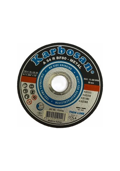 Mey İthalat Karbosan 115x1,0x22 Thinline Metal Kesici