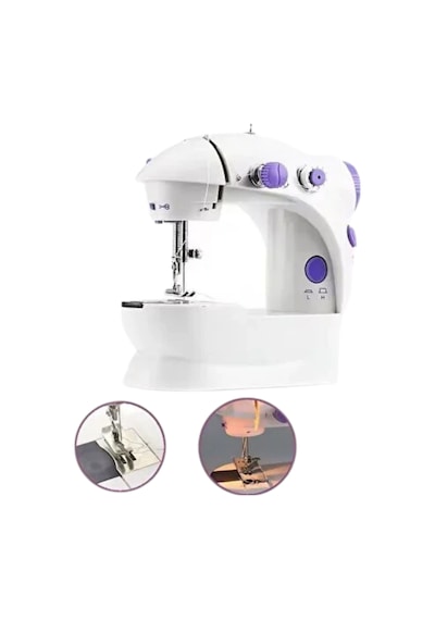 Mey İthalat Ev Tipi Mini Dikiş Makinesi Ayarlanabilir Hız Ve Işıklı -