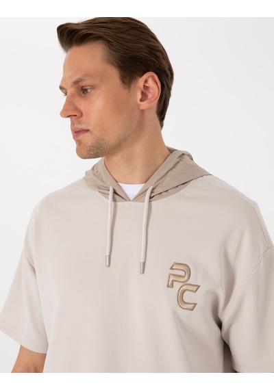 Pierre Cardin Erkek Taş Sweatshirt 50302613-vr049 Taş