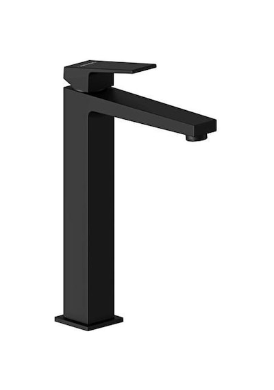 Minimax Square Lavabo Bataryası Çanak Mat Siyah A4372436 Çok Renkli