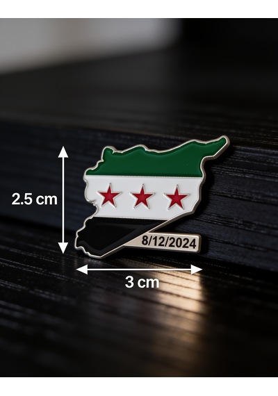 Suriye Haritası İçinde Bayrağı Ve Özgürlüğü Tarihi Telefon Sticker Premium Kalite Arka Süs A300143 Diğer