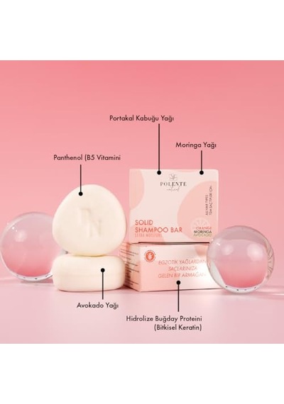 Ayrex Natural - Yoğun Nemlendirici Katı Şampuan Tüm Saç Tipleri 110 Gr