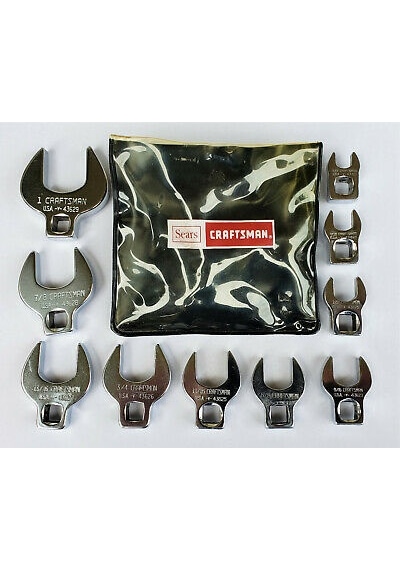 Usa Craftsman 3-8" Karga Ayağı Anahtar Takımı İnç Set 10 Parça