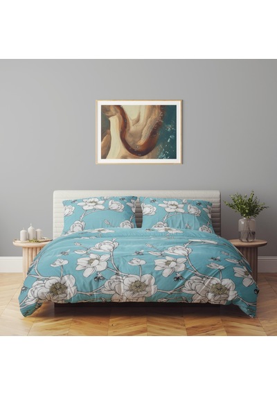 Cotton Collection Çift Kişilik Nevresim Takımı Elora Çok Renkli