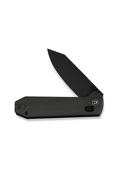 Civivi Over Yonder Dark Green Canvas Micarta Handle Black Stonewashed 14c28n Blade Kamp Çakısı Siyah