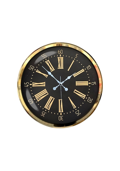 Zentime Prime Aurea Gold 52 Cm Metal Duvar Saati Çok Renkli