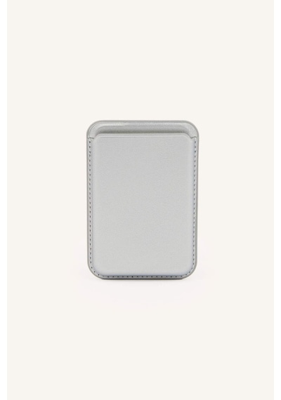 Defacto Magsafe Unisex Suni Deri Gri Gümüş Kartlık I6568axnssr3 Gri-sr3