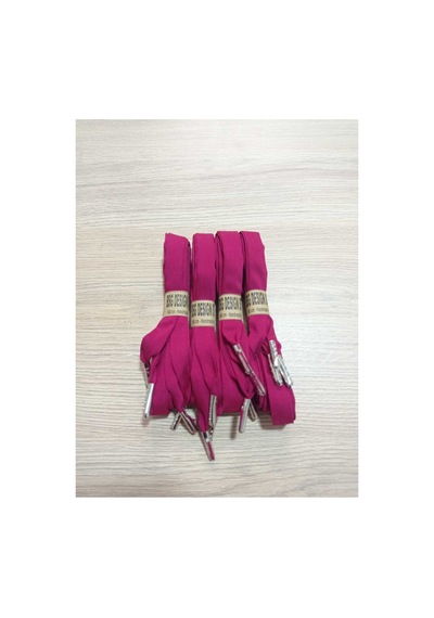 Bsgshop Bsg Design Bordo Düz Renk Kumaş Ayakkabı Bağcığı - 140 Cm El Yapımı Premium Metal Uçlu Bordo - 880797047 Bordo