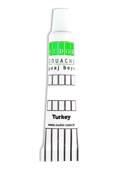 Südor Guaj Boya A Yeşil Küçük Tüpte - 4 Adet Açık Yeşil