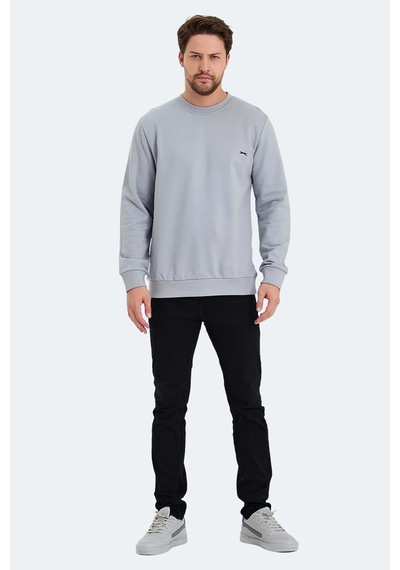 Slazenger Konnor In Erkek Gri Sweatshırt Gri