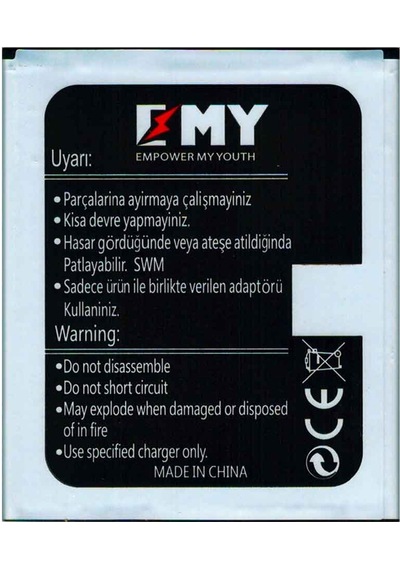 Vestel Uyumlu Venus V3 5010 Emy Batarya