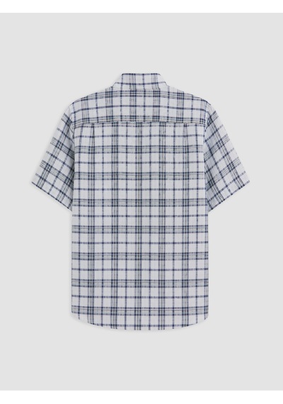 Lcwaıkıkı Classic Yeşil Regular Fit Ekose Armürlü Erkek Gömlek