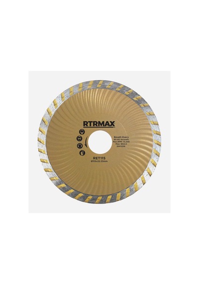180 Turbo Kanallı Elmas Testere Rtrmax - Ret180