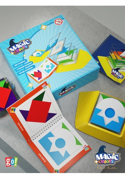 Magic Colors Sihirli Renkler Görsel Algı Beceri Ve Tasarım Yeteneği Geliştirici Eğitici Oyuncak