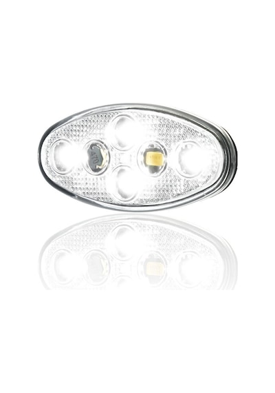 Sanel 12v Universal Elips 6 Led Dış Mekan Uyumlu Beyaz Sbe12w6
