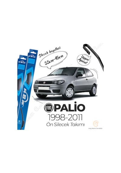 Fiat Palio Muz Silecek Takımı (1998-2011) RBW