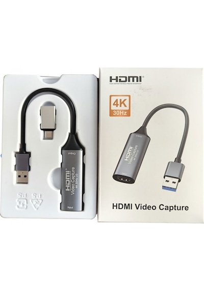 Hdmı To Usb 3.0 -type C Capture Kart 4k Hd Video Yakalama Kartı 4k 1080p