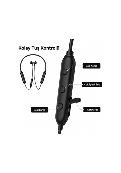 Bluetooth Kulak İçi Sport Kulaklık 5.2, Spor Yürüyüş Koşu Bisiklet - Suya Ve Tere Dayanıklı Kablosuz Kulaklık