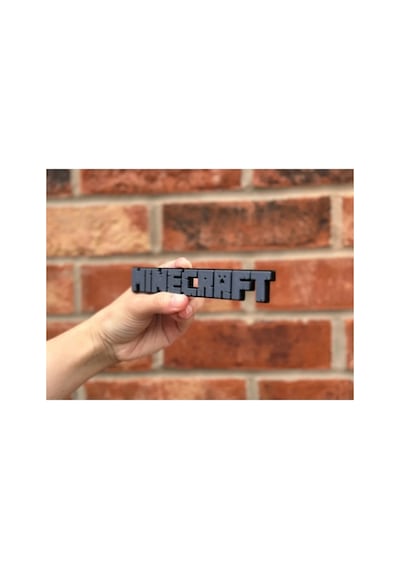 Minecraft Logo Dekoru