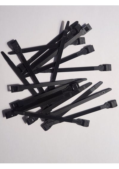 115x6mm Siyah Kablo Bağı 300adet 115x6 Siyah