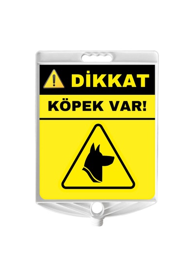 Dikkat Köpek Var Çift Taraf Baskı Mavi Ultra Kedi Gözlü Ağırlıklı Koni Seti Trafik Dubası