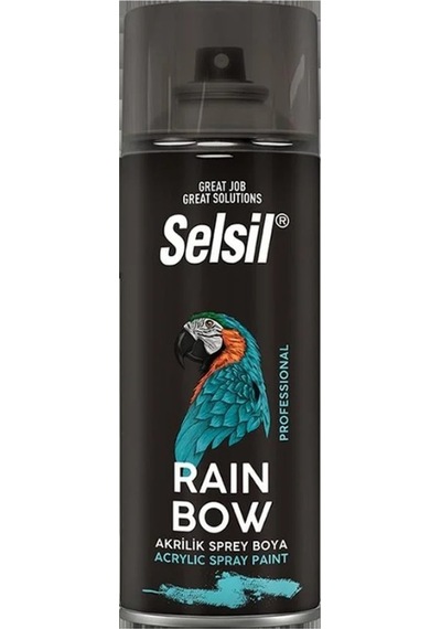 Selsil Rainbow Akrilik Sprey Boya 400 Ml Parlak Beyaz
