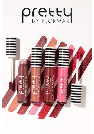 Flormar Yoğun Pigmentli Mat Likit Ruj - Pretty Matte Lipstick - 004 Pinky