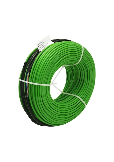Yerden Isıtma Kablosu Merallı Sh10-100 10w/m 100 M Yeşil