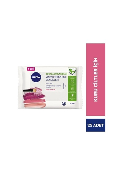 Nivea Makyaj Temizleme Mendili 3in1 Kuru Ciltler 25 Yaprak