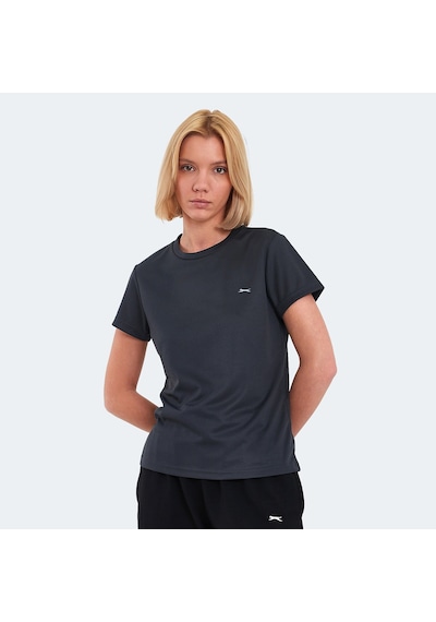Slazenger RACING Kadın Antrasit Tişört Slazenger RACING Kadın Antrasit Tişört