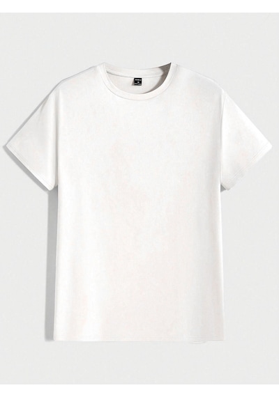 3'lü Basic Süprem T-shirt - Bebe Mavisi Siyah Beyaz Oversize Bisiklet Yaka Tişört Beyaz