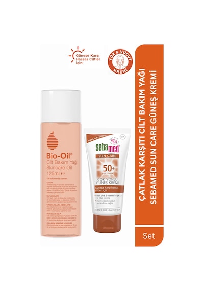 Bio-oil Cilt Bakım Yağı 125 Ml & Sun Care Spf 50+ Güneş Kremi 50 Ml
