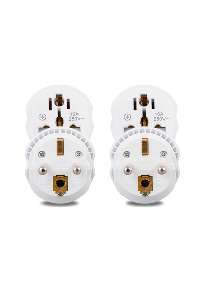 Amerikan Ve İngiliz Fişi Dönüştürücü Adaptör 16a 250v Seyahat Tipi Universal Çevirici Priz Kompakt Tasarım 3 Adet Çok Renkli