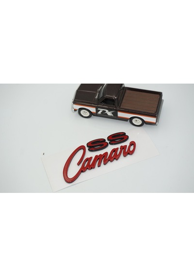 Dk Tuning Ss Camaro Kırmızı Yazı Logo Arma Chevrolet İle Uyumlu -