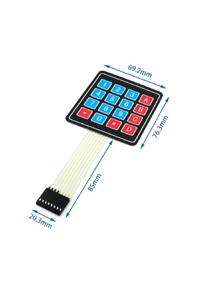 4x4 Membran Tuş Takımı - Keypad
