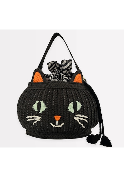 Meri Meri - Trick Or Treat Hasır Çanta - Kedi 0 - 99
