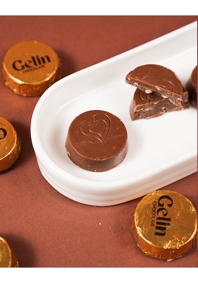 Gelin Fındık Parçacıklı Sütlü Çikolata 300g