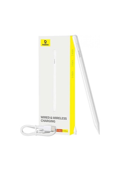 Lexroo Kablosuz Ve Kablo Şarjlı Aktif Stylus Pürüzsüz Yazı Serisi Beyaz Standart