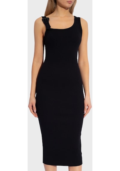 Versace Jeans Couture Bayan Elbise 76hao947 J0004 899 Siyah